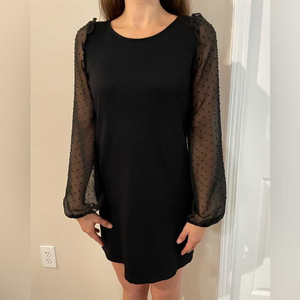 The Vanity Room Black Mini Dress